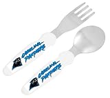 NFL CAROLINA PANTHERS Stainless Steel Fork & Spoon Set