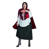 Women&acirc;��s Plus Size Red Riding Hood Costume