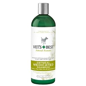 Vet's Best Oatmeal Medicated Dog Shampoo, 16 Ounces