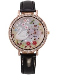 New Fashion Women Girls Handmade Crystal Exquisite Wrist Watch WTH2226