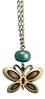 BICO AUSTRALIA JEWELRY (L45) - Butterfly Necklace with Blue or Gold Plated Beads