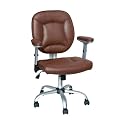 Deluxe Task Chair with Adjustable Arms - Brown