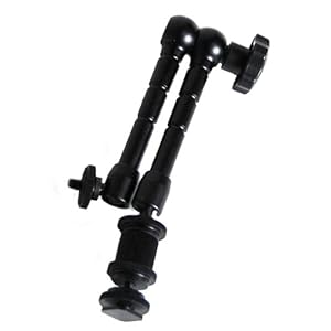 Limostudio Magic Arm for Hot Shoe Mounts to Work with LED lights and Other Camera Accessories, AGG973