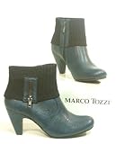 Damen Stiefelette petrol schwarz