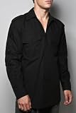 Artful Dodger - Men's Death Of Craftsman Woven Button Up (Black)