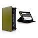 Kindle Fire Genuine Leather Cover by Marware, Green