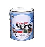 アサヒペン 水性多用途カラー ライトグリーン 1.6L 【まとめ買い3セット】