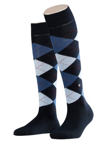 Burlington Org 144WO KH 22382 Damen Kniestr&uuml;mpfe, Gr. 36/41, blau (dark navy 6375) Preisvergleich