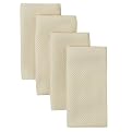 Classic Home Basketweave Napkins Set of 4 - Ivory (20x20")