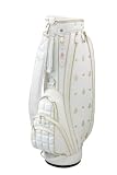 ミズノ(MIZUNO) 押切もえコレクション キャディバッグ ホワイト×ゴールド 45CW01712