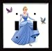 DISNEY PRINCESS CINDERELLA DOUBLE TOGGLE SWITCHPLATE COVER