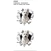 Aufkleber Einschussl�cher, 60 mm, 2er-Set, Motiv: Westi