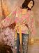 $1250 New TULEH Sexy Pink Floral Silk Shirt Top 6