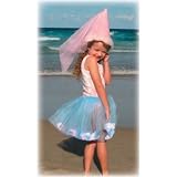 Flower Petal Fairy Tulle Skirt in a Variety of Colors, Made in USA, 2T-6X