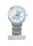 Me To You Bear Silver With White Face Nurses Fob Watch Gift