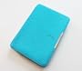 Funda de piel sint�tica para Kindle Paperwhite. Cierre imantado. Color Celeste.