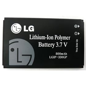 GENUINE LG BATTERY LGIP-330GP 800 mAh SUITABLE FOR LG KS360, KT520 , KM380, GB230, GB258, GD350, GM210, GT-365, GT-365 Neon, KF240, KF245, KF300, KF330, KM385, KM386, KM500, KM501, KM550 & KP105 Genuine LG Battery Bulk Pack 800 mAh