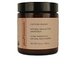 Planet Botanicals Natural Shea Butter, Grapefruit, Certified Organic, 3.5 oz