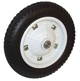 Tricam MH2400 Universal 13-Inch No Flat Wheelbarrow Tire, Black