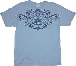 The Goonies Octupus Crest Never Say Die t-shirt Light Blue