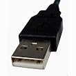Cables Unlimited USB to Micro B Cable for Blackberry Storm, Blackberry Bold and New BlackberryTour (2 Meter. Black)