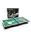 New Club Fun Tabletop Executive Pool Table W/ Numbered Balls 2 Cue Sticks Chalk Rack And Felt Brush