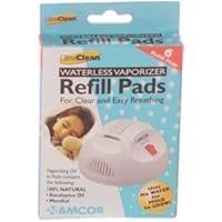 Amcor 21001 UltraClean Waterless Vaporizer Refill Pads