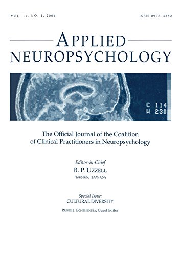 Cultural Diversity: A Special Issue of applied Neuropsychology: v. 11,No. 1