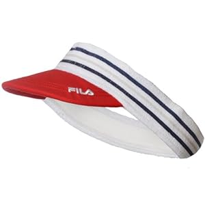 Fila Unisex Retro Sports Tennis Golf Visor - Red - AX00169612 - NS