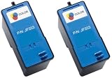 Remanufactured Ink Cartridge Replacement for DELL (Series 6) JF333 (Color, 2-Pack) for Dell 810 All-In-One and 725 Color Inkjet Printers