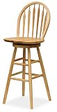 FTS - Windsor Swivel Barstool Natural Beechwood Finish 136-130-92