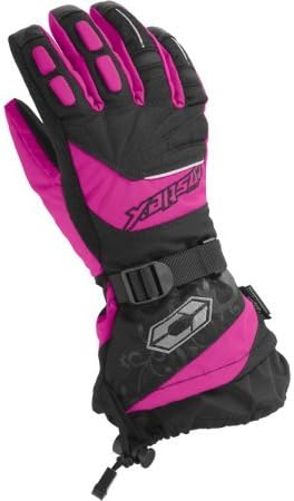 2015 Castle Rizer G7 Women's Snowmobile Gloves-Pink-Medium