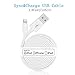 [Apple Mfi Certified] Sync & Charge USB Cable with Lightning Connector for iphone 6/6s/6s puls, Ipad Pro, Air 2 and More- 3.6 Feet (1.06 Meters) (Mfi UBS Cable(white))