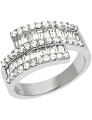 14K White Gold 1.2cttw Round Diamond Fashion Ring