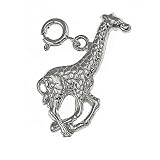 Clevereve's 14K White Gold Pendant Giraffe 1.9 - Gram(s)