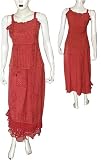 Skirt Top Set Rayon Embroidery Womens Casual Sundresses Size P