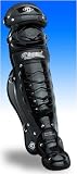 DLG145D BLACK 14.5 DOUBLE KNEE CATCHERS LEG GUARDS