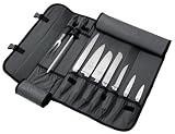 Mercer Cutlery Genesis 10-Piece Forged Knife Set with Case, Steel/Black