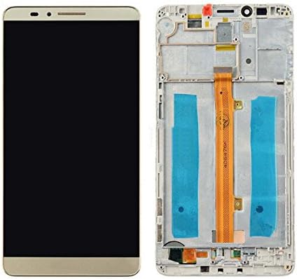 Original Assembly full LCD Display + Touch Screen With Frame For Huawei Mate 7 Gold