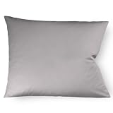 fleuresse Kissenbezug colours 9100-9021, 40x60cm, Mako Satin, Farbe Grau, 100% Baumwolle, mit Rei�verschlussvon "Fleuresse"