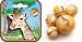 Mega Marbles - GIRAFFE MARBLES NET (1 Shooter Marble, 24 Player Marbles & 2 Display Rings)