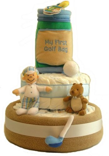 Activity Baby Cakes Golf Diaper Cake Baby Shower Centerpiece Gift Basket