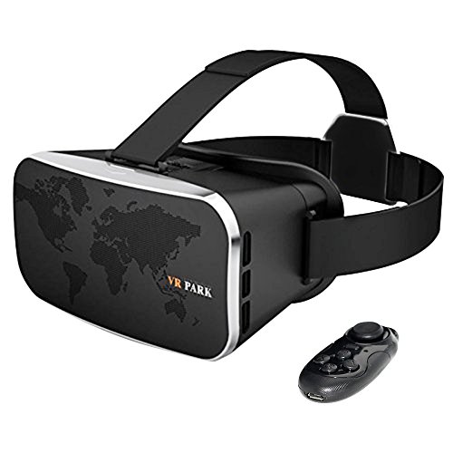 Yukeemi 3D VR Glasses,VR Box,3D VR Virtual Reality Headset for 4.0 - 6.0 inch Smart phones with Controller,Android Samsung Galaxy Note, IOS
