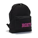 Roxy Backpack Rucksack - Sugar Baby Black Pink Logo