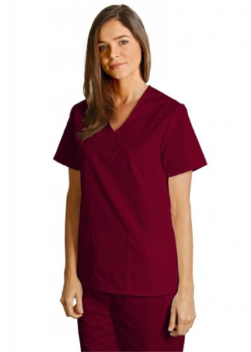 Adar Universal Mock Wrap Solid Trim Top