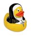 Rubber Duckie - Nun Duck (Size: 3" x 3")