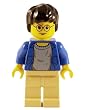 Harry Potter (Blue Open Shirt, YF) - LEGO 2" Harry Potter Figure Harry Potter (Blue Open Shirt, YF) - LEGO 2" Harry Potter Figure