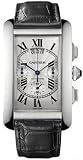 Cartier Tank Amercaine Chronograph XL White Gold Men's Watch W2609456