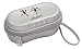 Splash-proof Speaker Case for iPod, iPhone, Zune MP3 w/ External Controls Silver