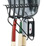 Racor Home Storage Racor IC Long Handled Tool Hanger, Black Finish